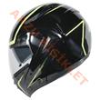 VRT - ÇENE AÇILIR VİZÖRLÜ KASK [MB808] [SİYAH - SARI] [S]