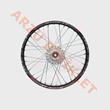 1.20 x 17 TELLİ JANT KOMPLE ÖN [DİSK FREN MODELİ] [SİYAH JANT - GRİ GÖBEK - KROM TEL] CG